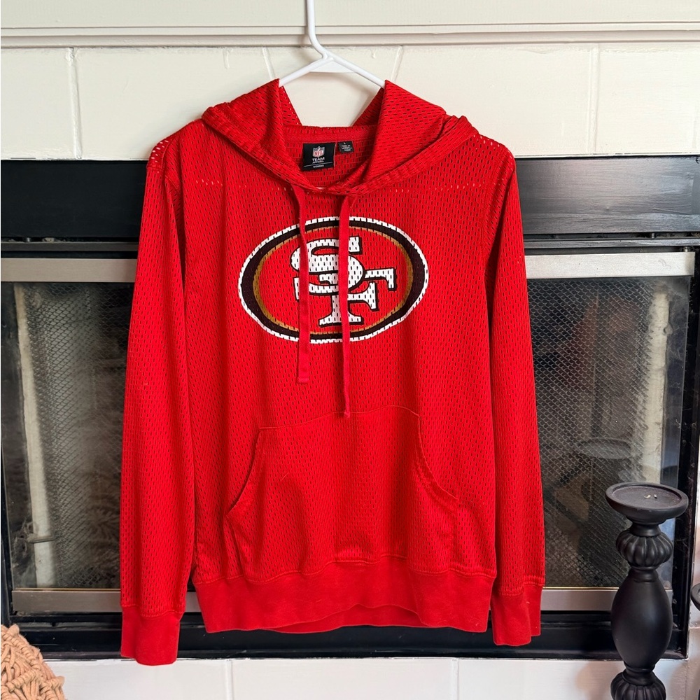 Red Hooded Sweater
